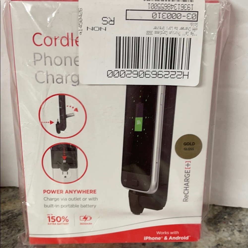 Thinium cordless cell phone charger